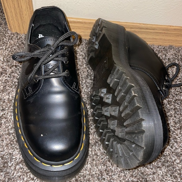 Doc Martens 1461 Bex Smooth Oxford 1.5 inch Platform - Picture 5 of 9
